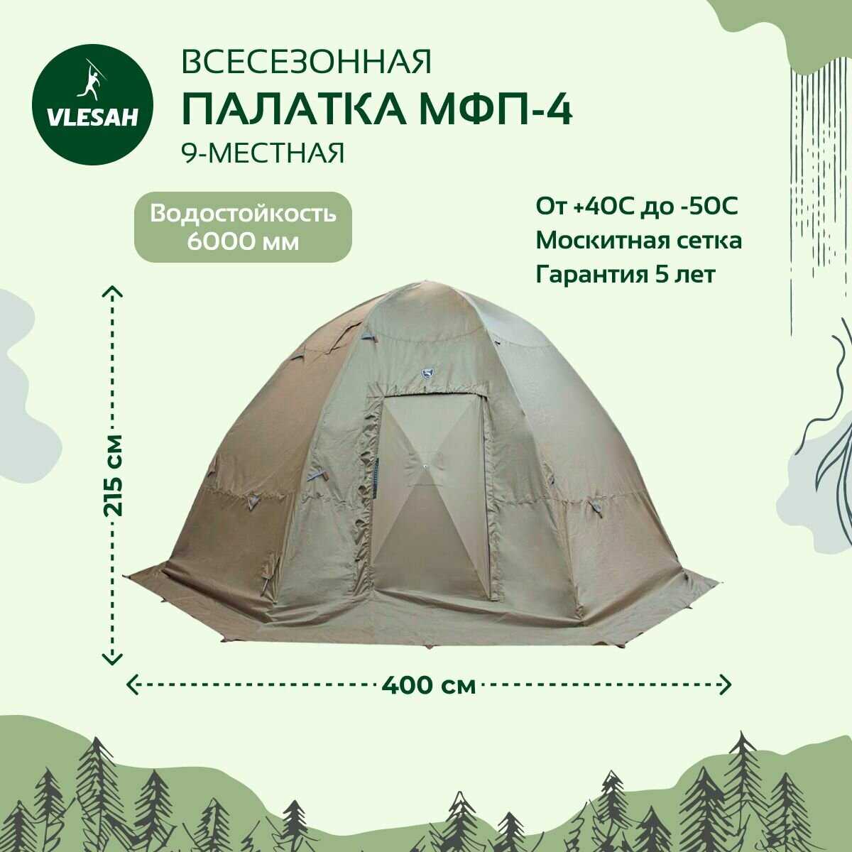 Туристическая палатка Stovetent (МФП-4)
