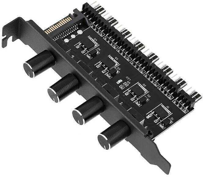 Контроллер скорости SATA Y 4-Pin (для восьми вентиляторов)