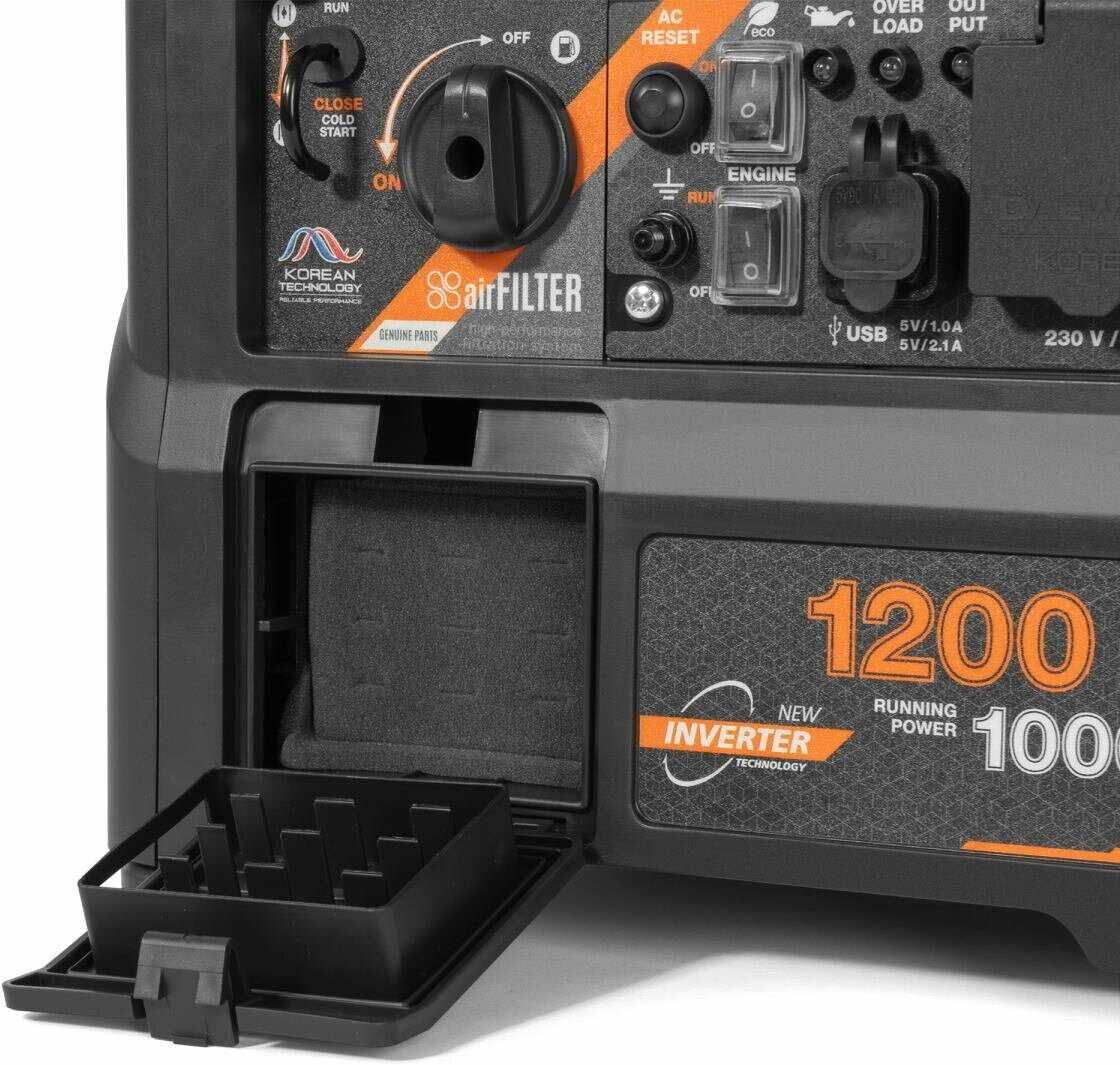 Бензиновый генератор Daewoo Power Products GDA 1400i фотография 7