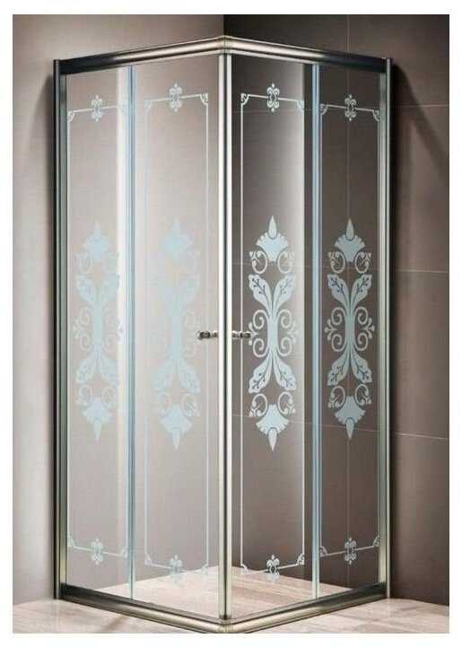 Душевой уголок Cezares Giubileo 100x100 A-2-100-SCORREVOLE-CP-Br