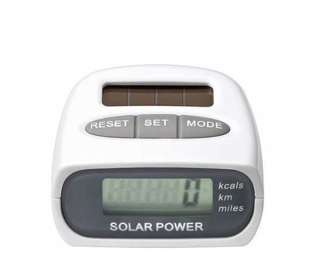 Шагомер Solar Power HY-02T cо счётчиком калорий фотография 2