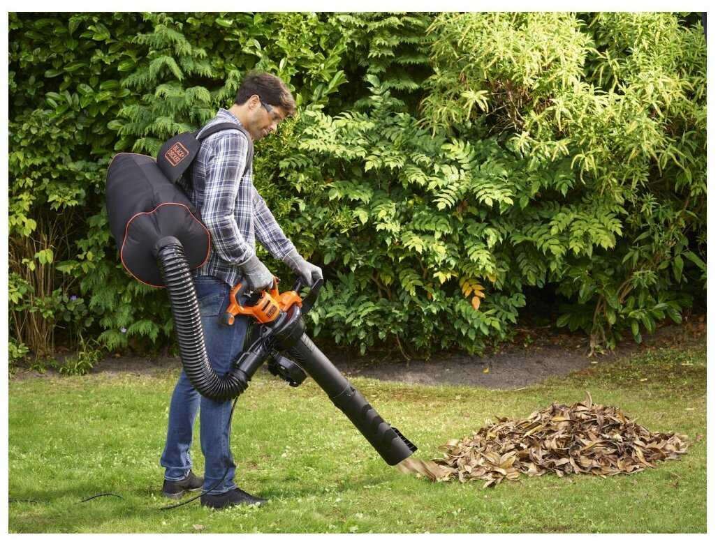 Электрическая воздуходувка BLACK+DECKER Воздуходувка (BEBLV300) фотография 3
