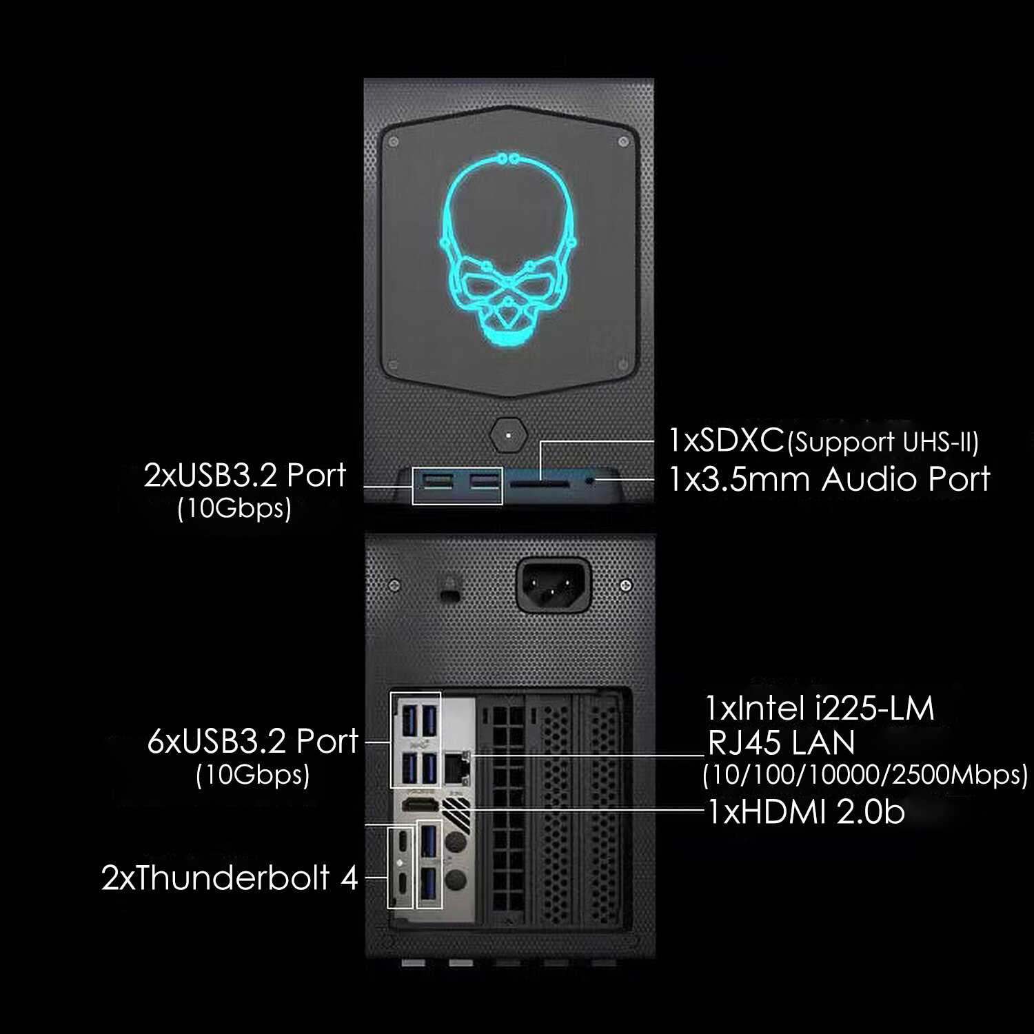 Intel NUC NUC11BTMi9 (Core i9-11900KB, 16GB RAM, 512GB SSD) фотография 3