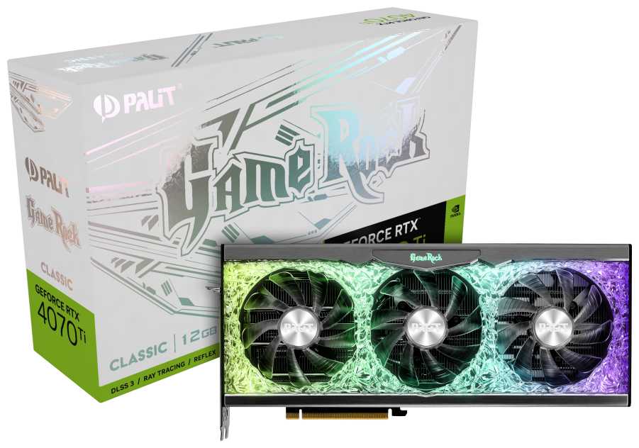 Видеокарта Palit GeForce RTX 4070 Ti GameRock Classic 12G (NED407T019K9-1046G) фотография 10