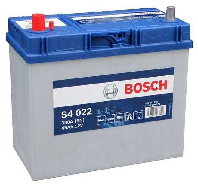 Автомобильный аккумулятор BOSCH S4 022 (0 092 S40 220)
