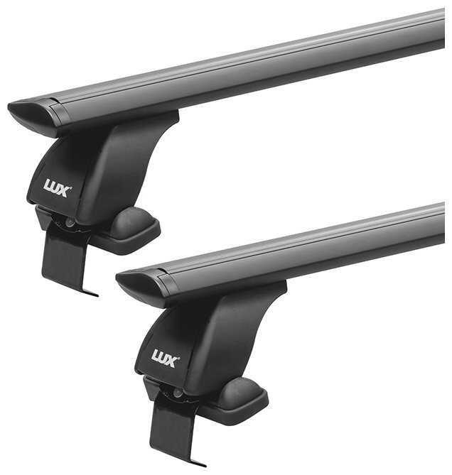 Багажник на крышу LUX черные дуги аэро-тревел (82мм) 1,3м на Хендай Ix35 2010-2013 , арт:213766B фотография 1