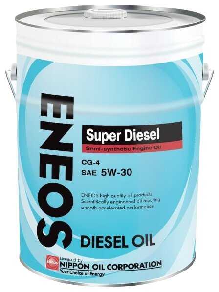 Полусинтетическое моторное масло ENEOS Super Diesel CG-4 5W-30 фотография 2