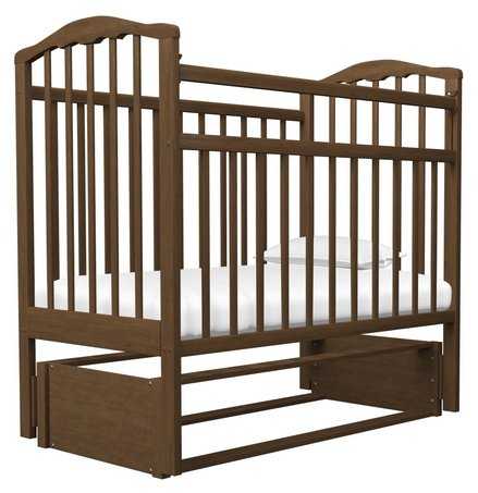 Кроватка Агат Золушка-5, классическая, продольный маятник фотография 6