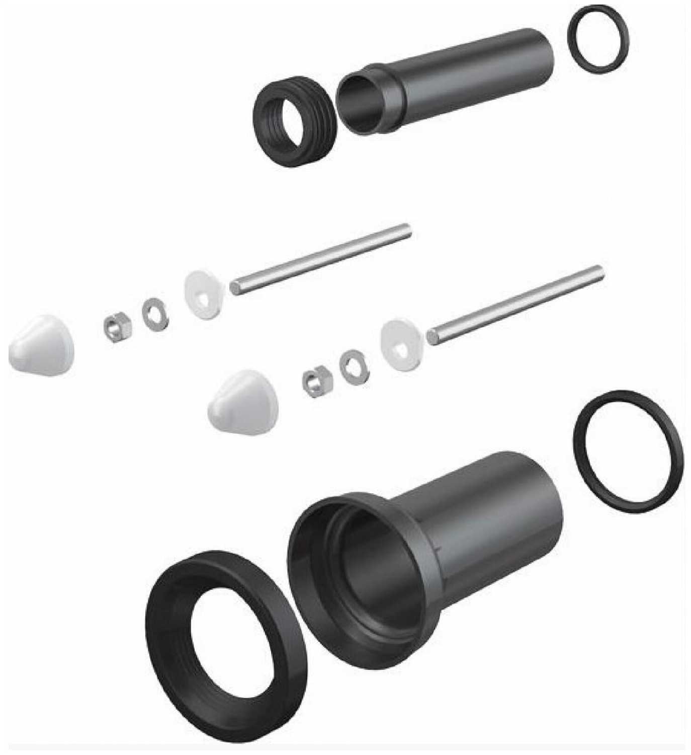 Соединительный комплект Alcadrain (M-9000) фотография 3