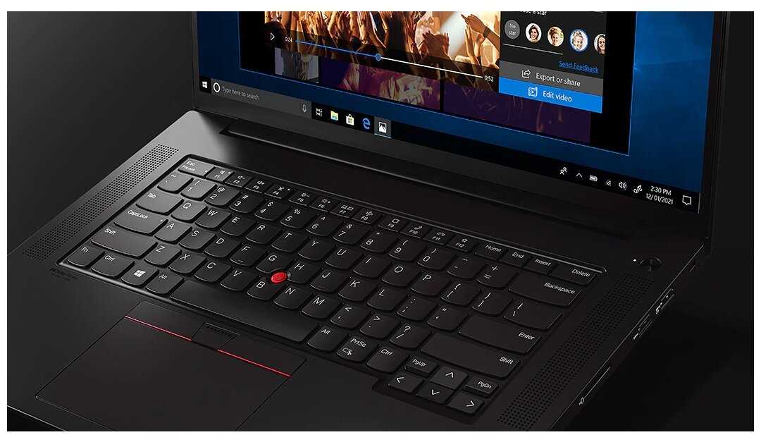 Ноутбук Lenovo ThinkPad X1 Extreme Gen 4 фотография 16
