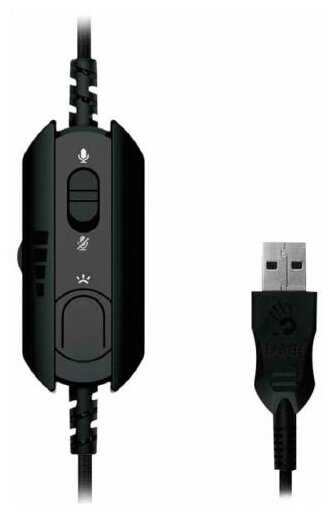 Наушники с микрофоном A4Tech Bloody G575 серый 2м мониторные USB (G575 USB/ GREY) фотография 3
