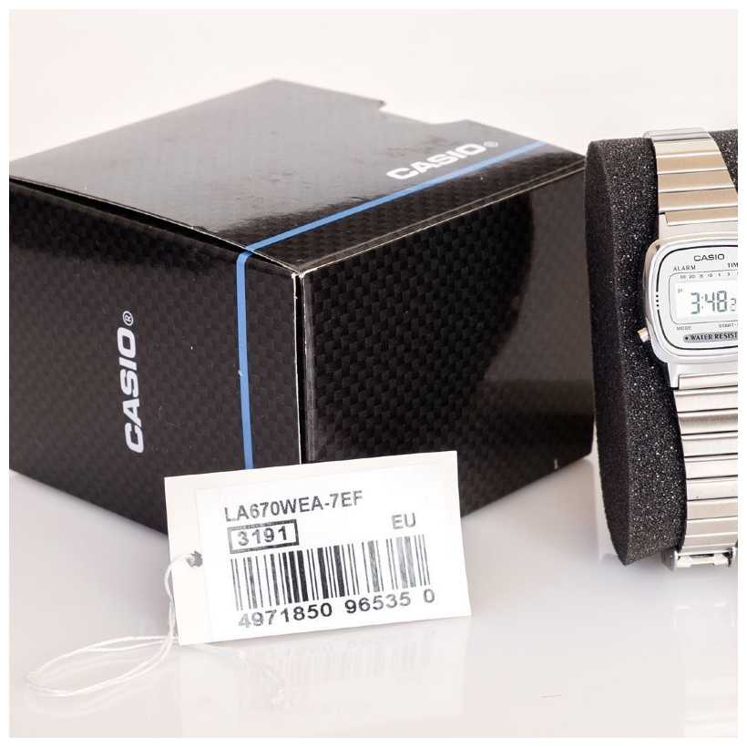 Японские наручные часы Casio Vintage LA670WEA-7E фотография 2