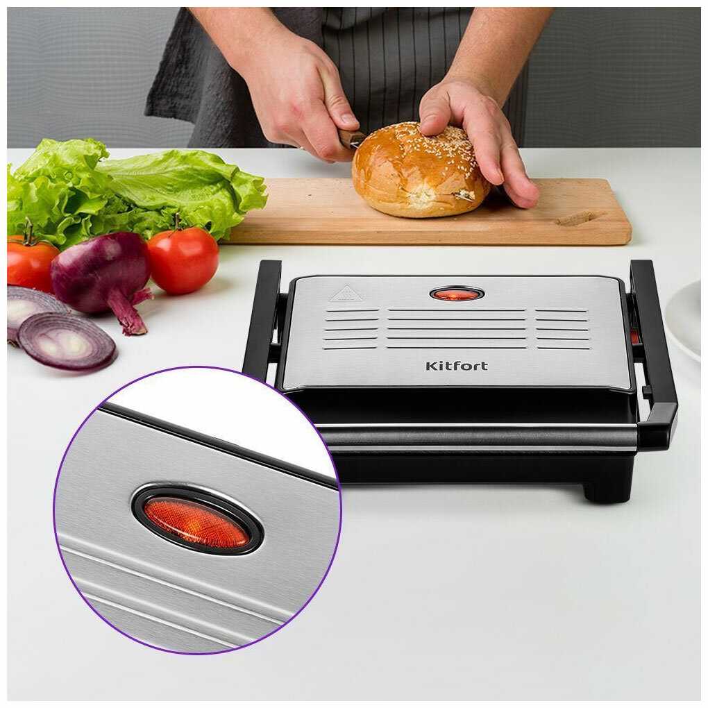 Бутербродница Kitfort КТ-3604 фотография 4