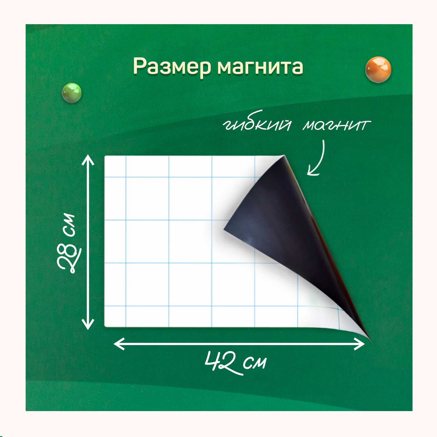 Разлиновка магнитная для школьной доски фотография 1