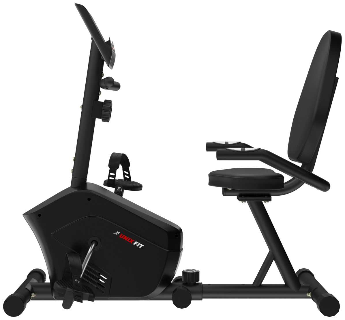 Горизонтальный велотренажер UNIXFIT BR-340 Compact + набор для фитнеса фотография 5