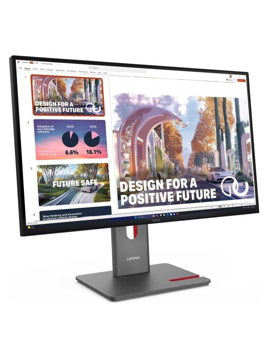 Монитор Lenovo ThinkVision P27QD-40 фотография 1