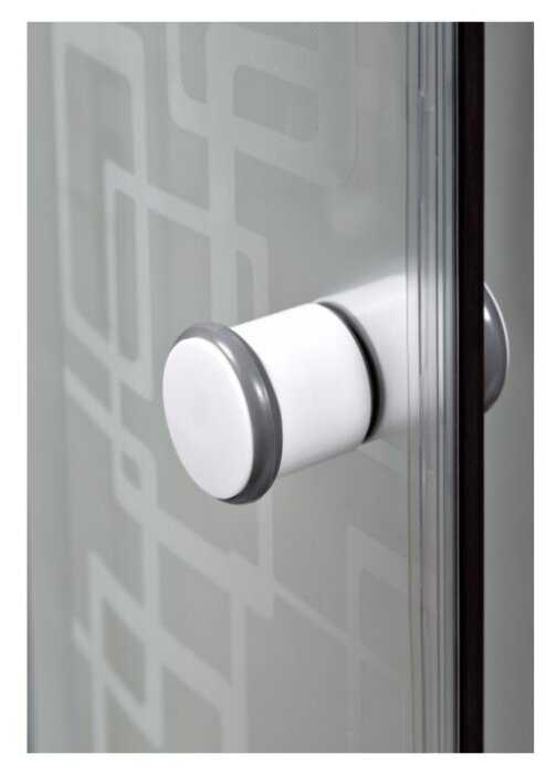 Душевая кабина Deto 1580 с LED-подсветкой и гидромассажем низкий поддон 80см*80см фотография 4