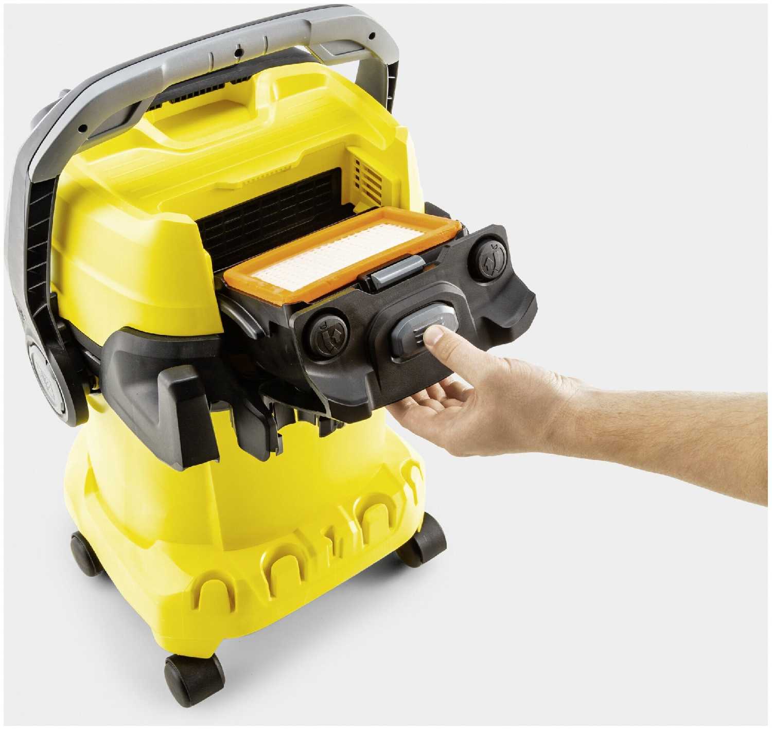 Профессиональный пылесос KARCHER WD 5 P V-25/5/22, 1100 Вт фотография 17