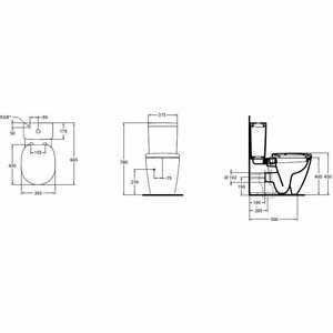 Унитаз-моноблок Ideal Standard Connect (E803701) фотография 14