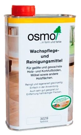OSMO Средство для обновления и реставрации паркета под маслом Wachspflege-und Reinigungsmittel 3029 фотография 1