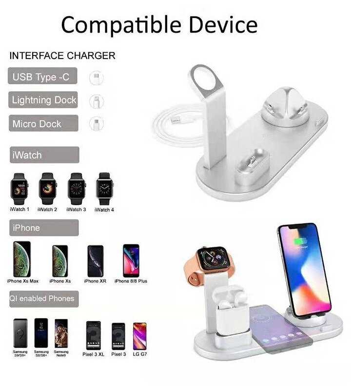 Док станция Док станция для iPhone 3 в 1 фотография 3