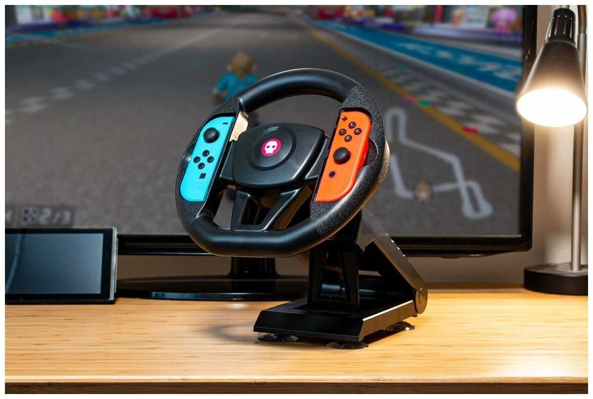 Аксессуар Nintendo Switch Держатель для Joy Con в виде руля фотография 5
