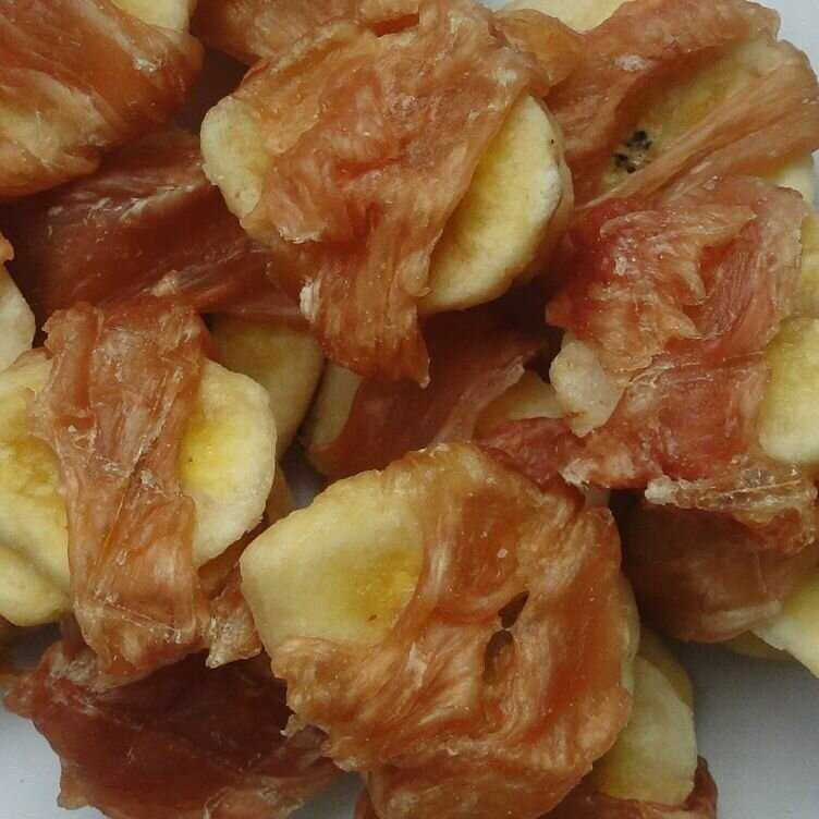 Лакомство для собак Green Qzin Грация (сушеное гусиное мясо на яблоке) фотография 4