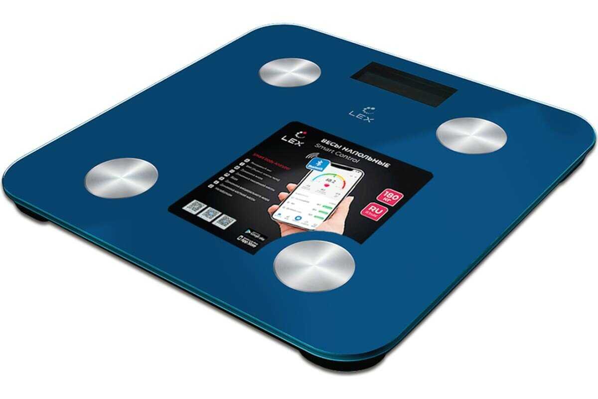 Напольные электронные умные весы Lex LXBS 9012 (SMART CONTROL) фотография 6