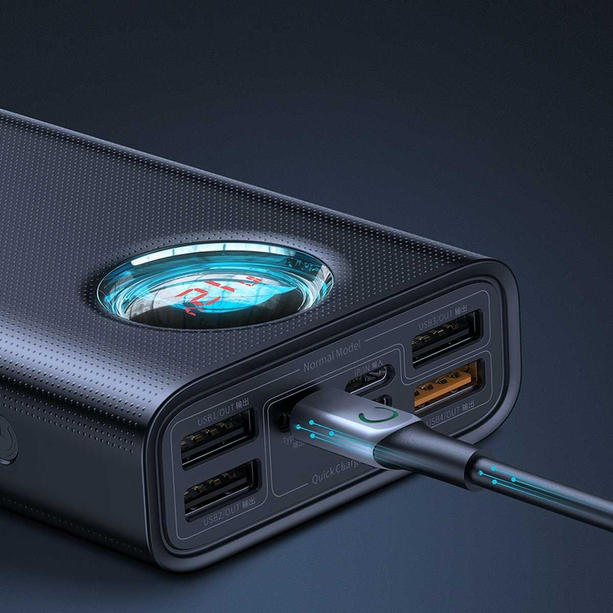Внешний аккумулятор BASEUS Amblight Digital Display Quick Charger (30000mAh 65W) фотография 1