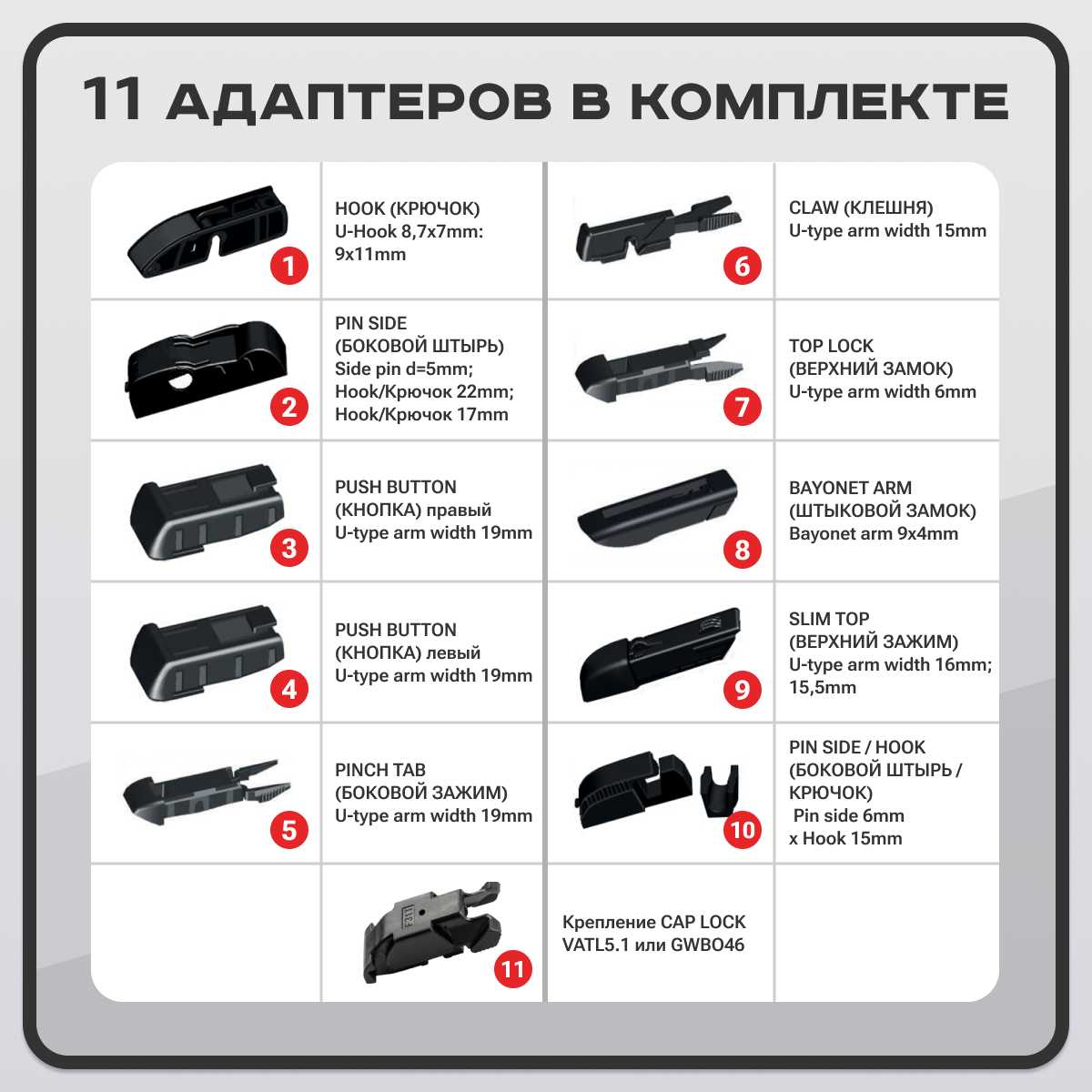 Щетки стеклоочистителя ARTWAY для BMW 5 [E60] (600-550 мм) фотография 3