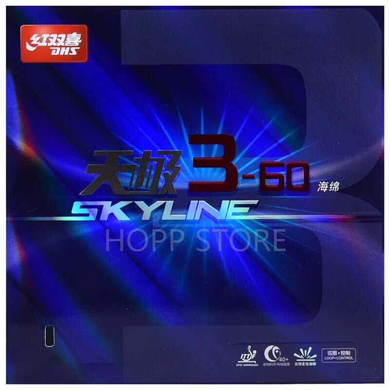 Резиновая накладка для настольного тенниса DHS Hurricane 3-50 / SKYLINE 3-60 (контроль/петля) фотография 6