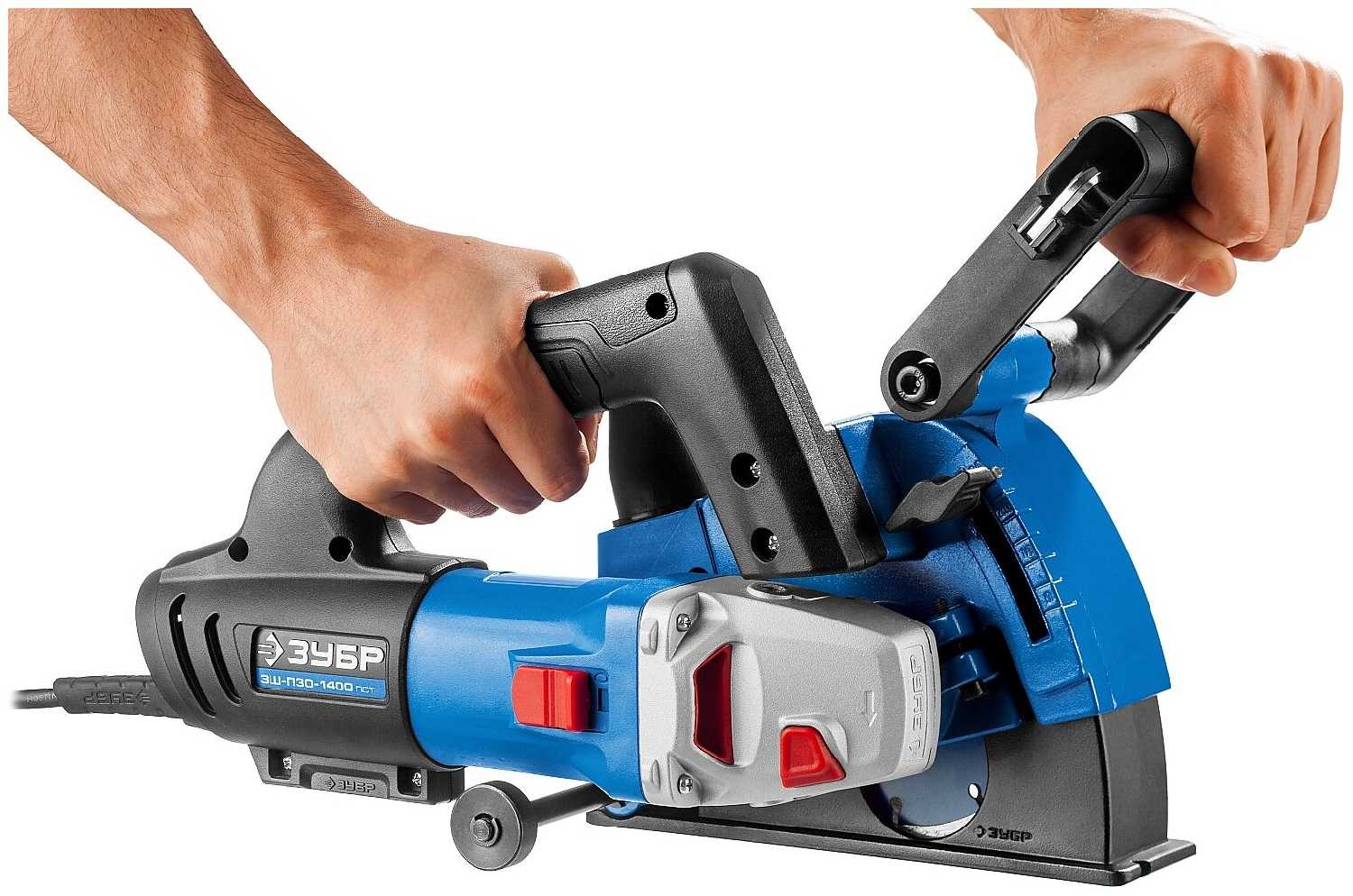Штроборез ЗУБР ЗШ-П30-1400 ПСТ, 1400 Вт фотография 12