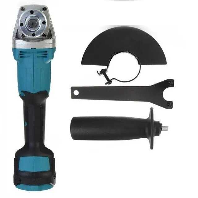 Аккумуляторная УШМ Drillpro 125 мм без АКБ, адаптирован к 18V батареи Makita фотография 19