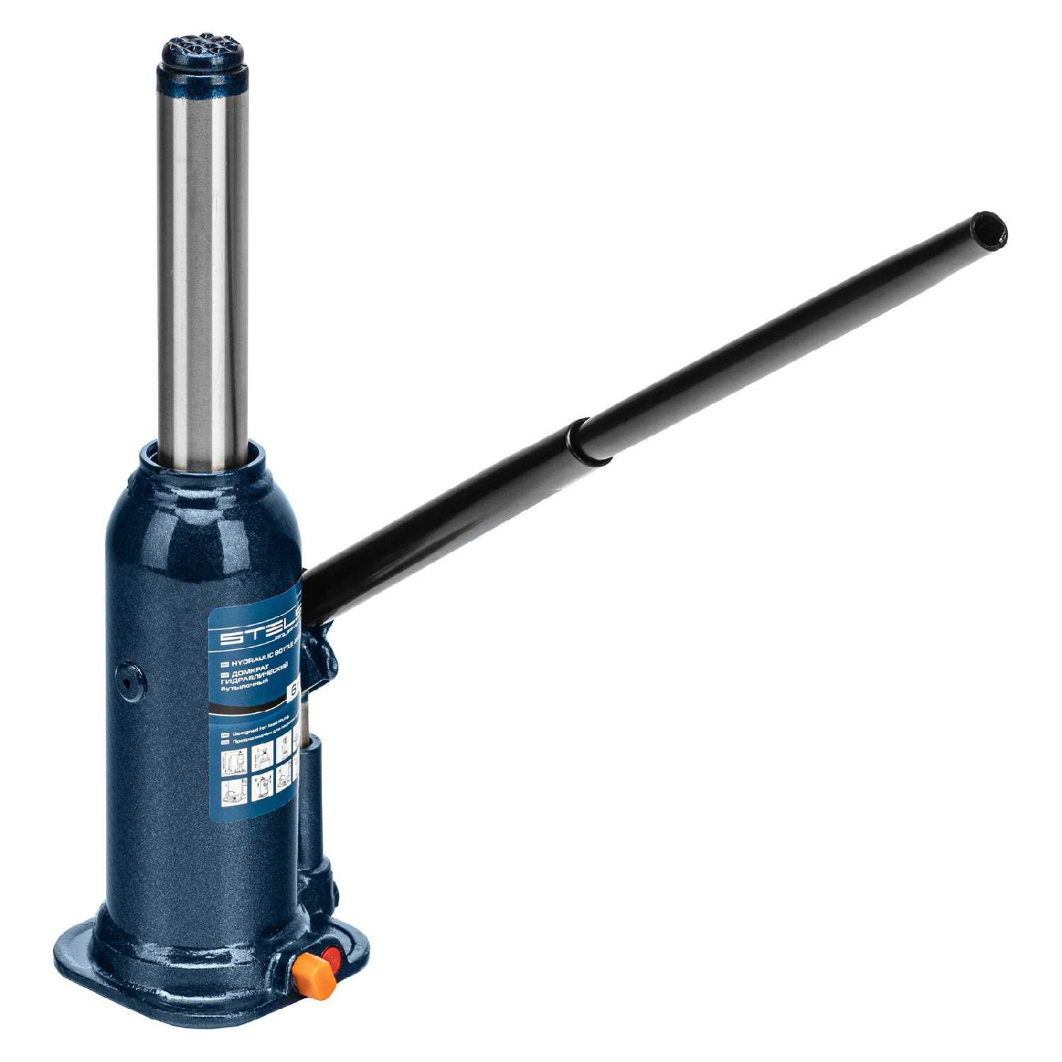 Домкрат бутылочный гидравлический Stels Домкрат бутылочный гидравлический (51164) фотография 15