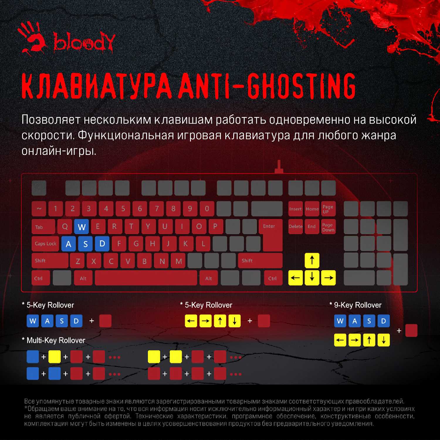 Клавиатура A4Tech Bloody B320N фотография 13