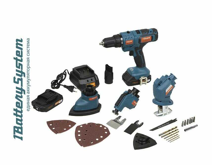 Аккумуляторный инструмент Sturm CMT1802 фотография 2