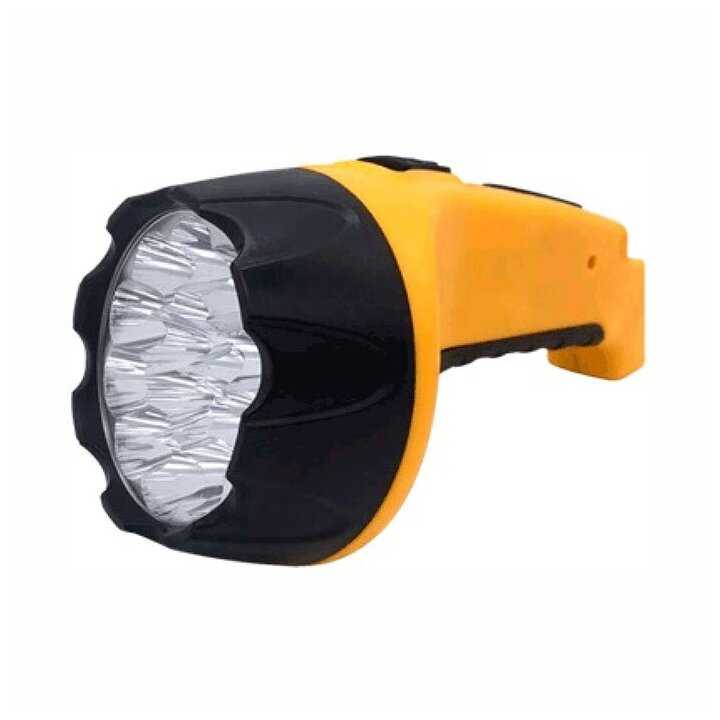 IN HOME Фонарь аккумуляторный ручной MLA 04 15LED 200лм 6ч 2 реж. з/у 230В черн.-желт. In Home 4690612031781 фотография 2