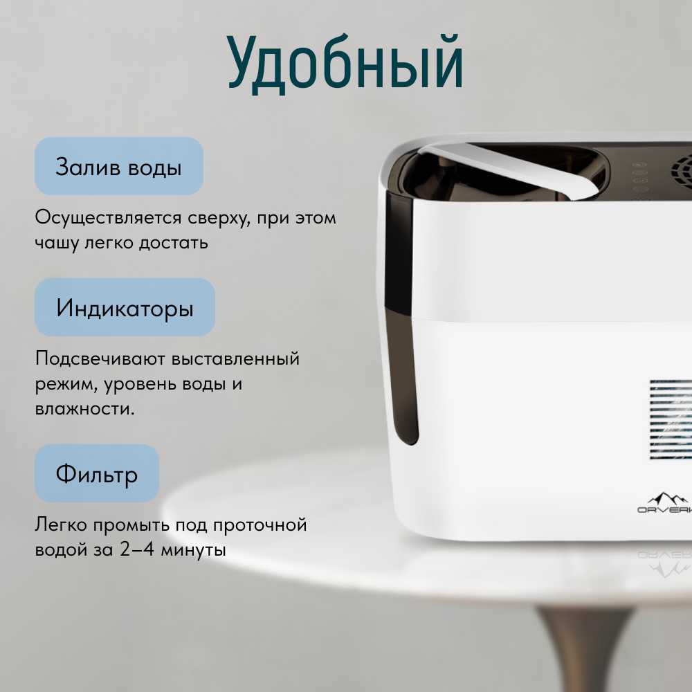Очиститель воздуха (увлажнитель) Orverk Air-Pro 4 фотография 3