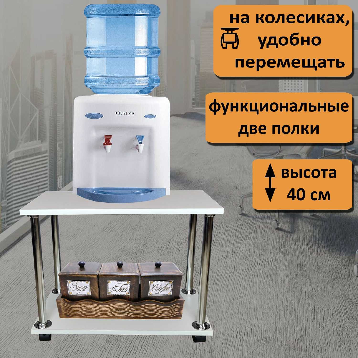 Подставка под системный блок или принтер на колесиках (2 полочки 54х30 см) фотография 18