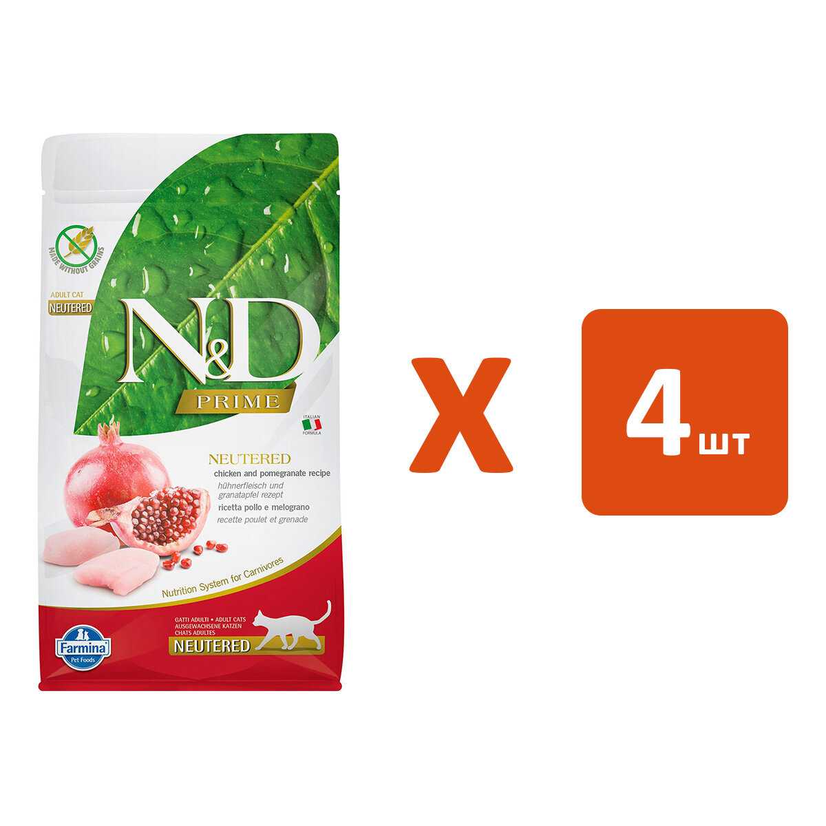 Корм Farmina N&D Prime (беззерновой, с курицей, с гранатом) фотография 1