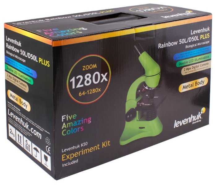 Микроскоп Levenhuk Rainbow D50L PLUS фотография 20