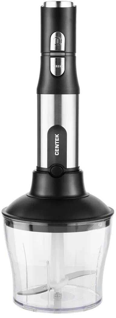 Блендер CENTEK CT-1332 1500Вт, турбо режим, плавная регулировка, стакан, чоппер, венчик фотография 8