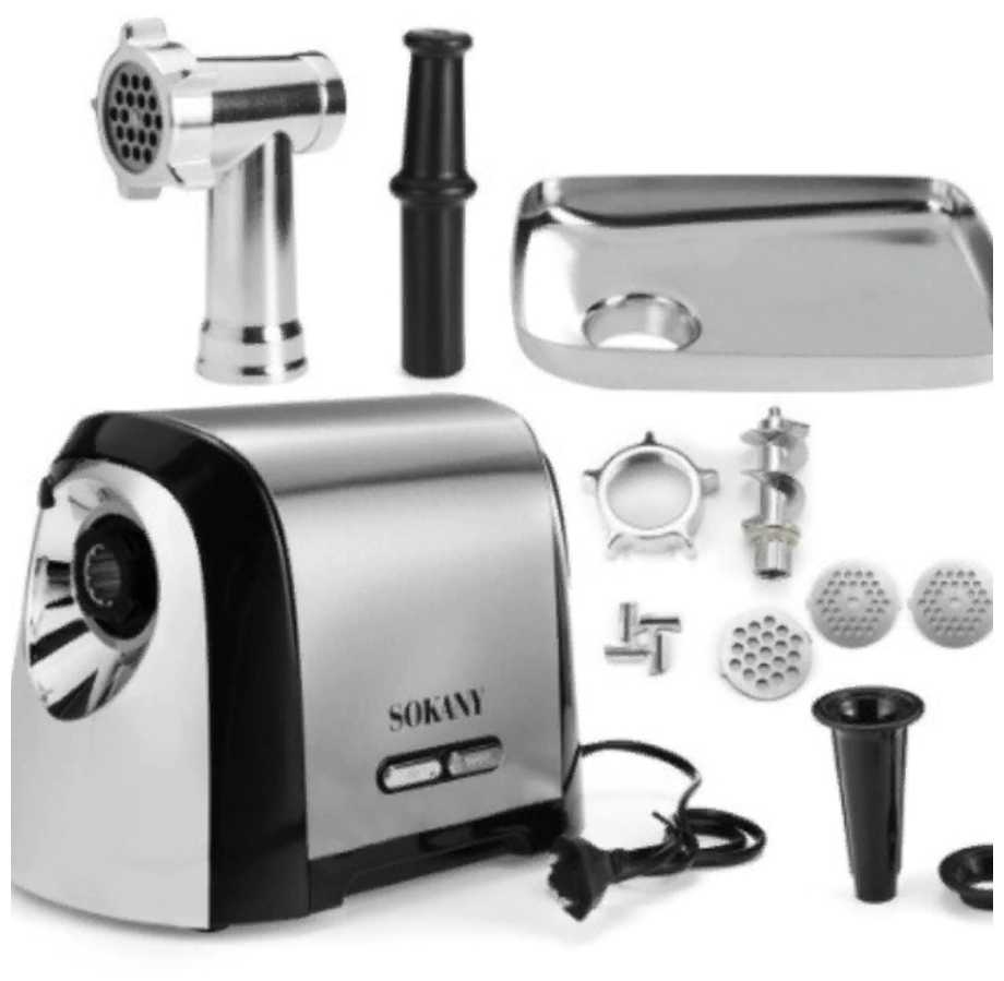 Мясорубка Sokany Профессиональная электрическая мясорубка (SK-088) фотография 6