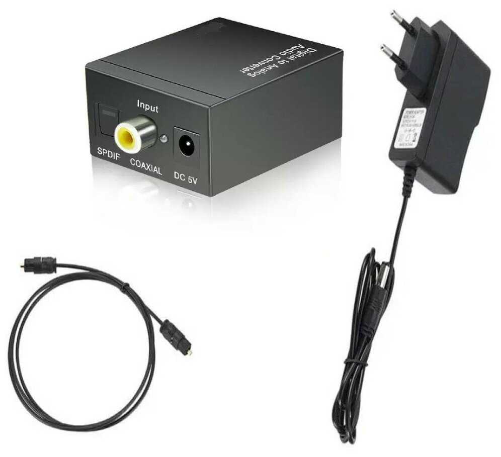 Аудиоконвертер Oem Toslink — RCA/AUX фотография 10