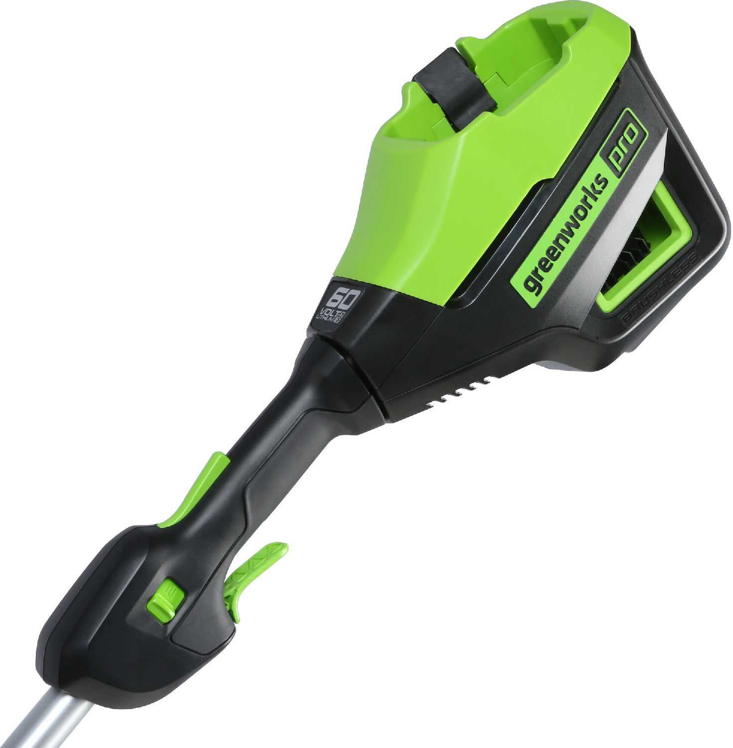 Триммер Greenworks GD60LTK4, 60V, бесщеточный, с АКБ 4Ач и ЗУ фотография 17