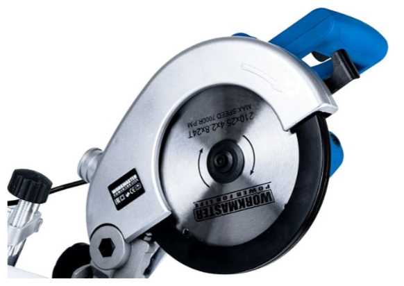 Торцовочная сетевая пила Workmaster ПТ-1500/210, 1500 Вт фотография 3