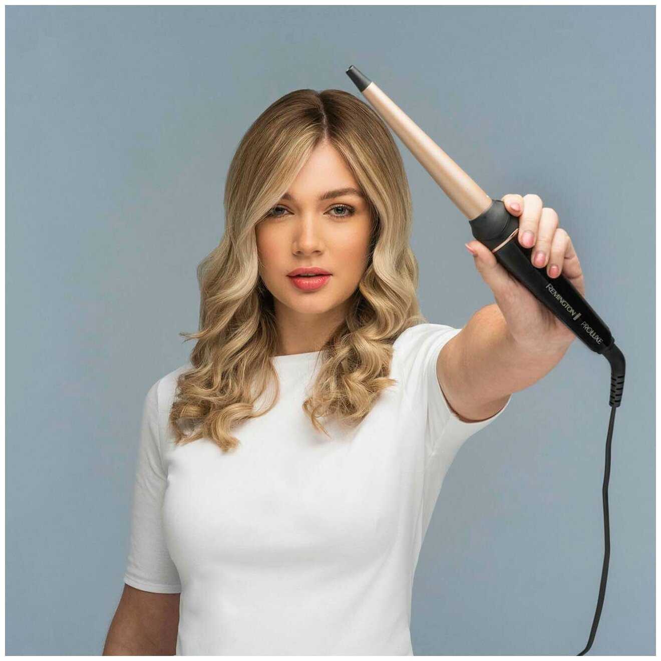 Remington Электрощипцы Remington Proluxe Midnight Edition CI91W1B фотография 8
