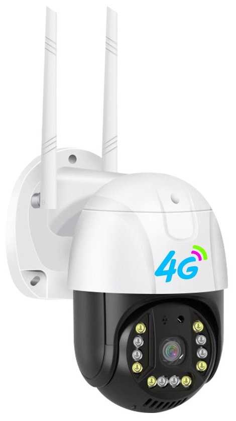 Уличная поворотная камера видеонаблюдения 4G LTE с сим картой MyLatso, sim card, с датчиком движения и микрофоном фотография 9