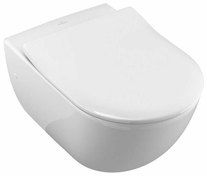Чаша унитаза подвесная Villeroy & Boch Avento 5656RS01 с горизонтальным выпуском