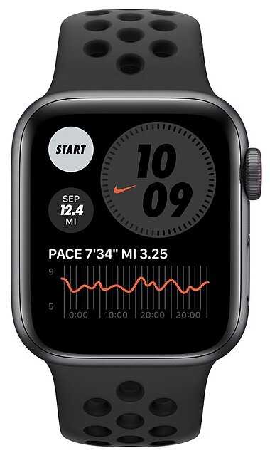 Умные часы Apple Watch SE GPS + Cellular 40мм Aluminum Case with Nike Sport Band фотография 23